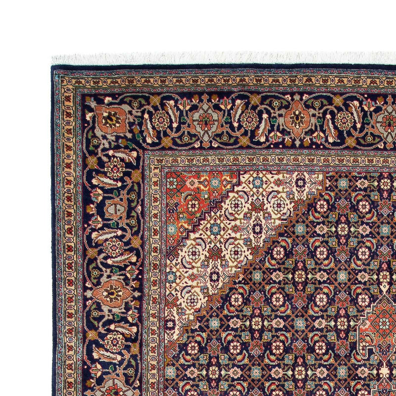 Tapis persan - Tabriz - 309 x 209 cm - bleu foncé
