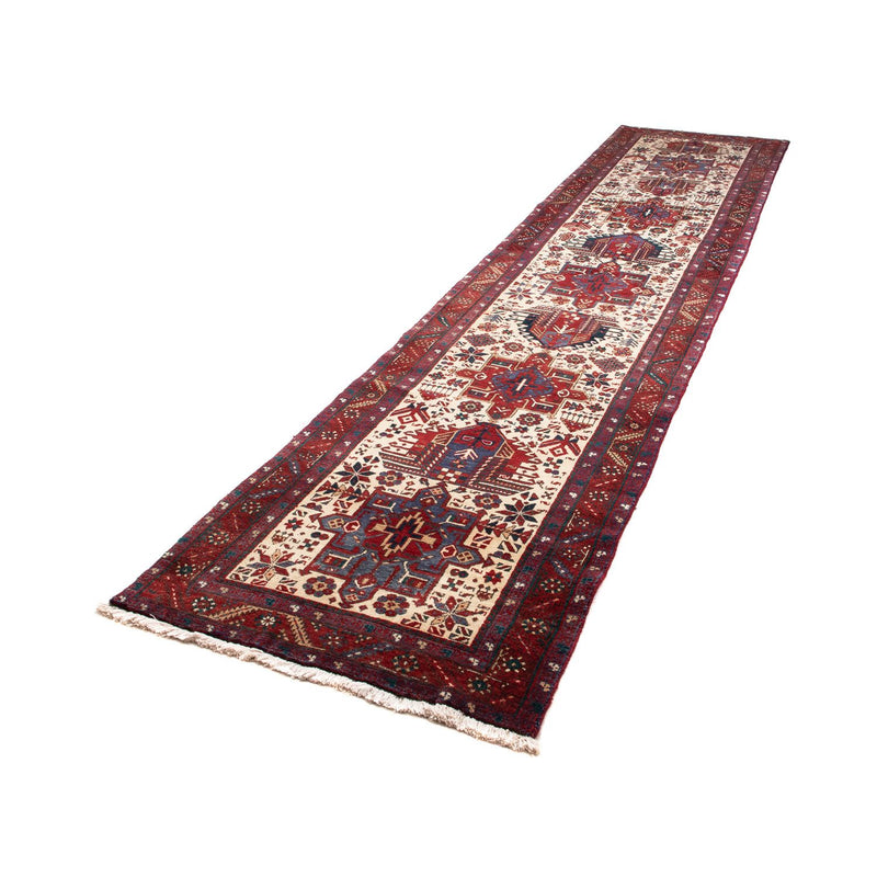 Tapis de couloir Tapis persan - Nomadic - 445 x 95 cm - beige
