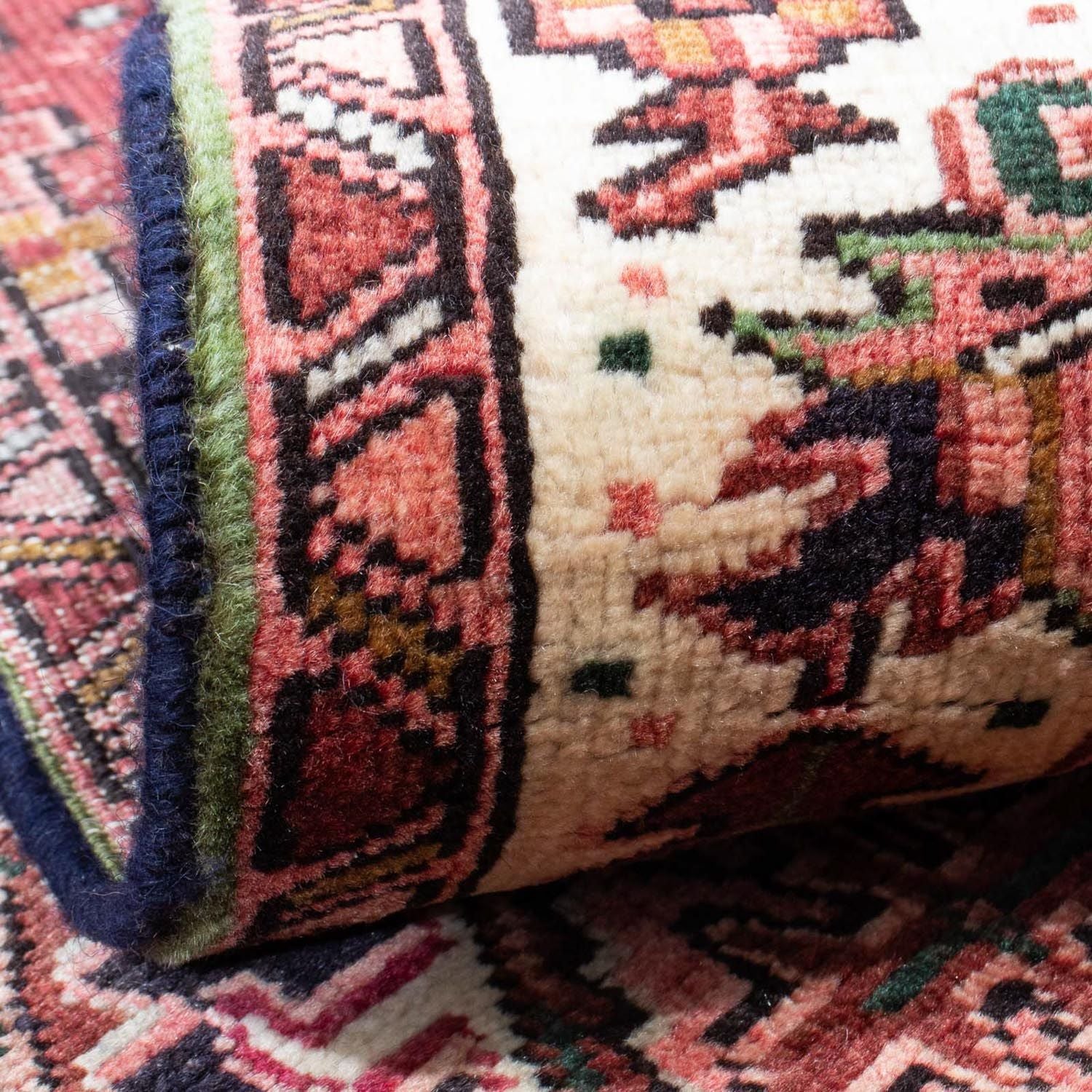 Tapis persan - Nomadic - 293 x 190 cm - rouge clair
