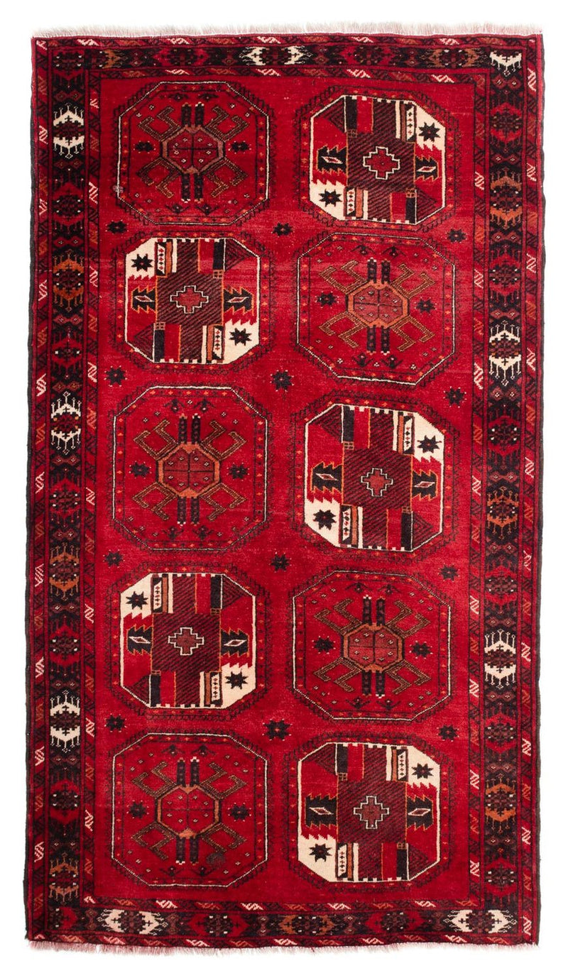 Tapis Belutsch - 190 x 106 cm - rouge foncé