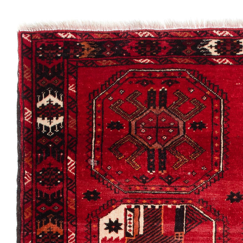 Tapis Belutsch - 190 x 106 cm - rouge foncé