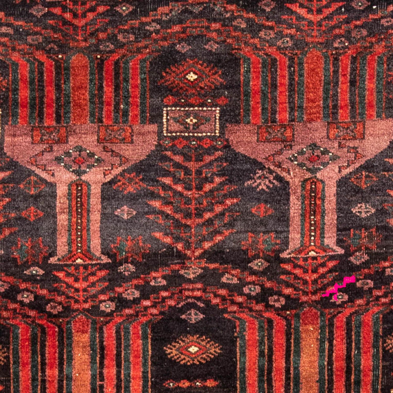 Tapis de couloir Tapis Belutsch - 228 x 114 cm - rouge clair
