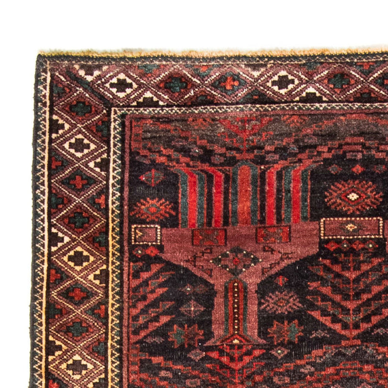 Tapis de couloir Tapis Belutsch - 228 x 114 cm - rouge clair
