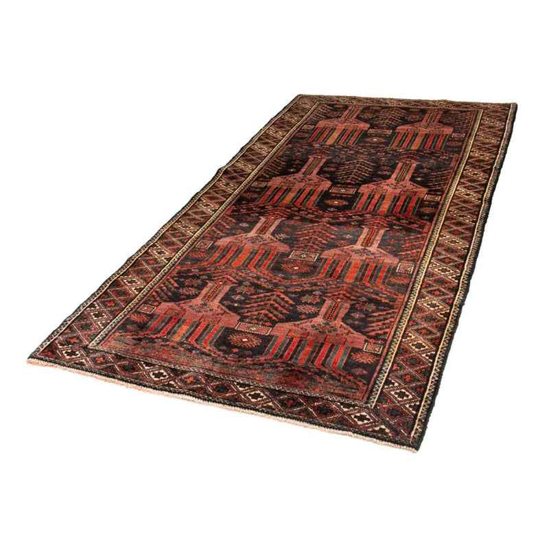 Tapis de couloir Tapis Belutsch - 228 x 114 cm - rouge clair