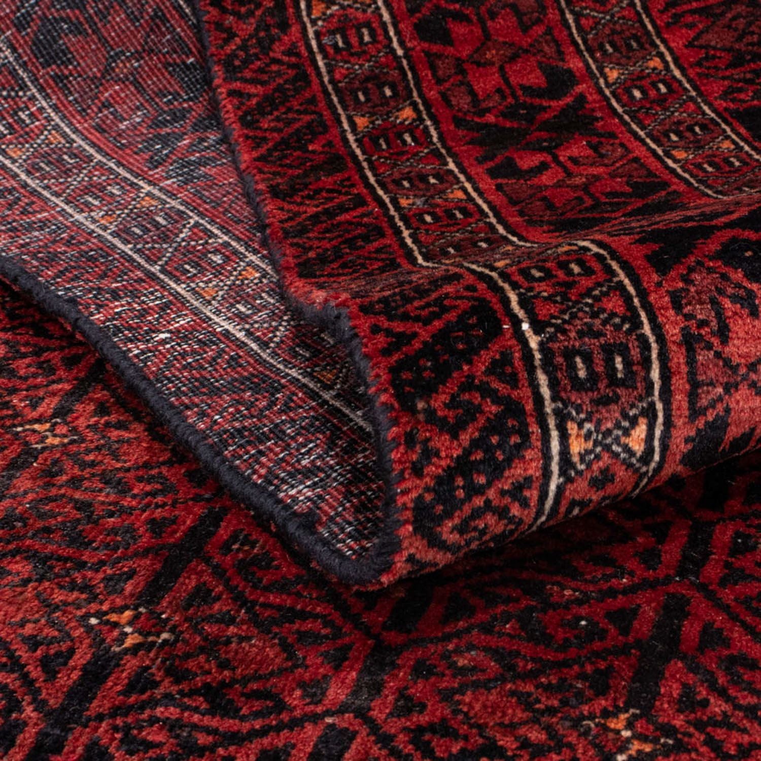 Tapis de couloir Tapis Belutsch - 248 x 117 cm - rouge foncé