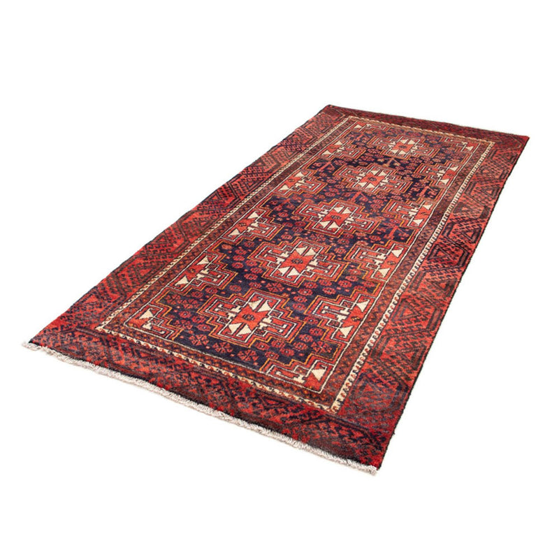 Tapis de couloir Tapis Belutsch - 221 x 110 cm - rouge