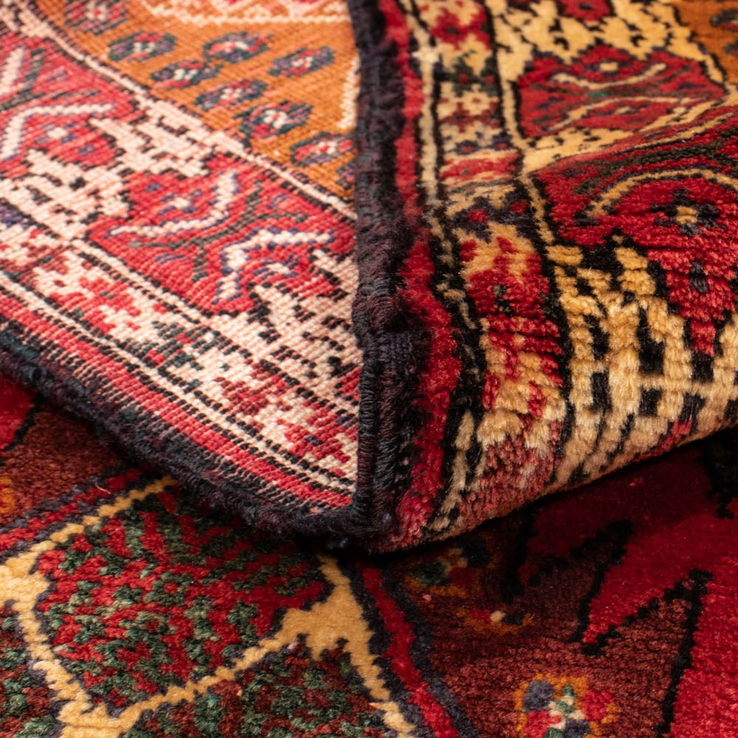 Tapis de couloir Tapis Belutsch - 202 x 111 cm - rouge