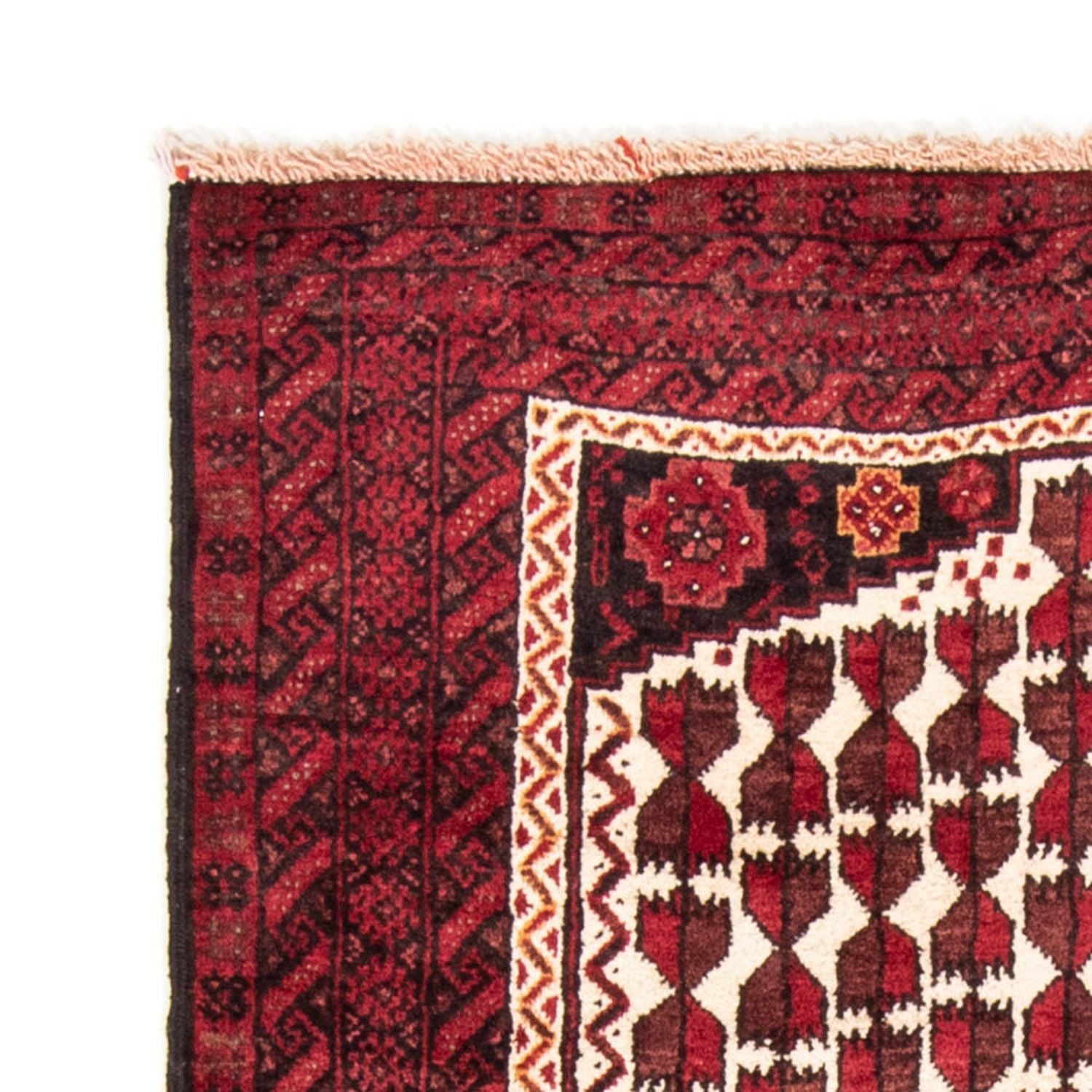 Tapis de couloir Tapis Belutsch - 185 x 102 cm - rouge foncé