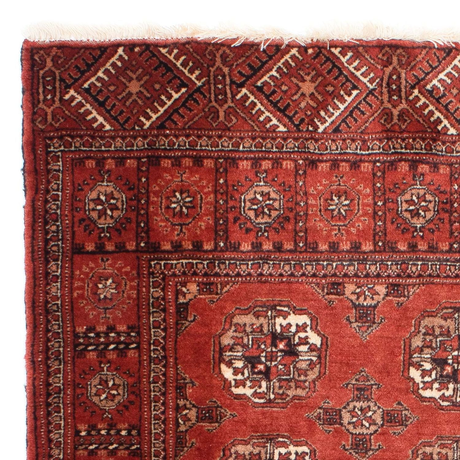 Tapis Belutsch - 143 x 121 cm - rouge foncé