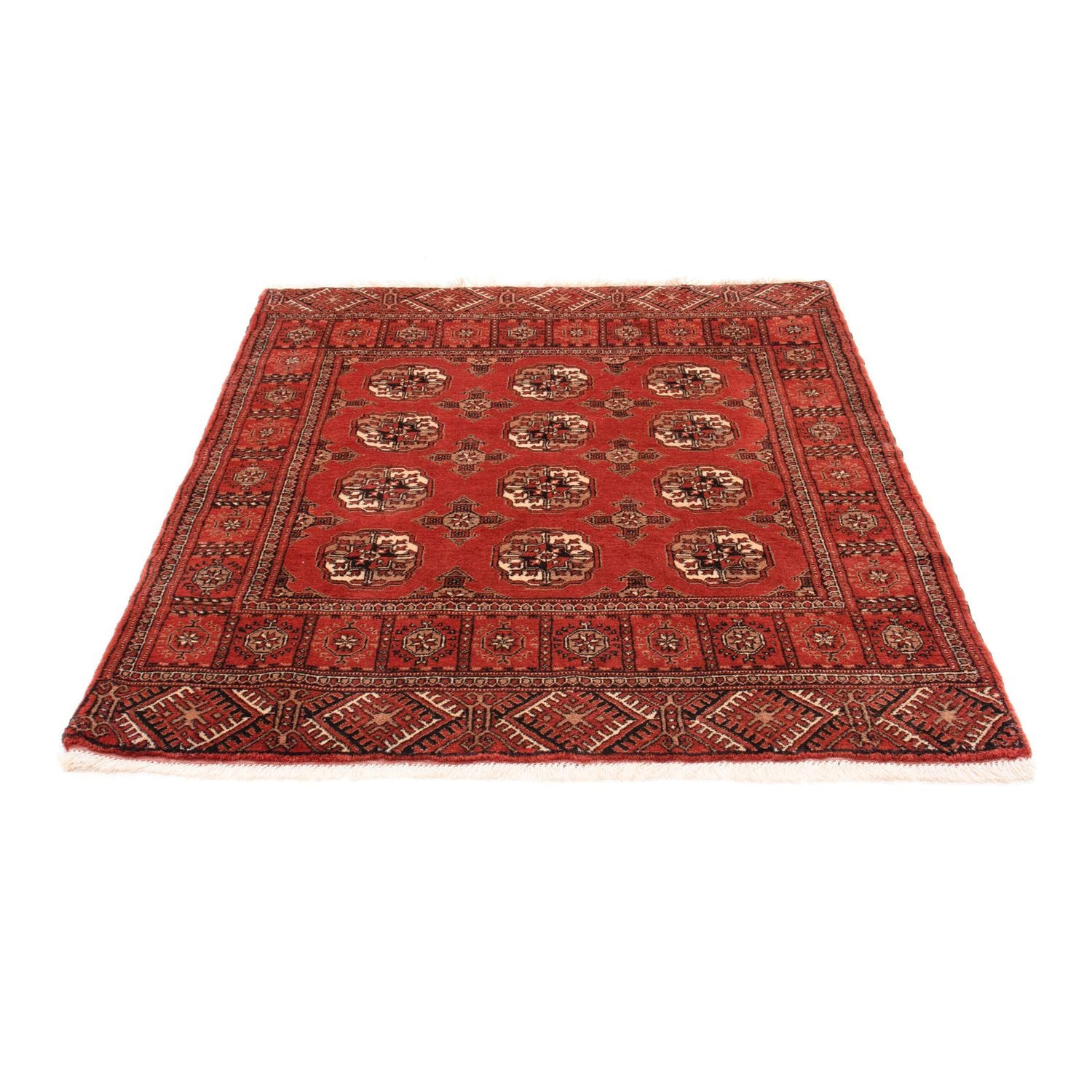 Tapis Belutsch - 143 x 121 cm - rouge foncé