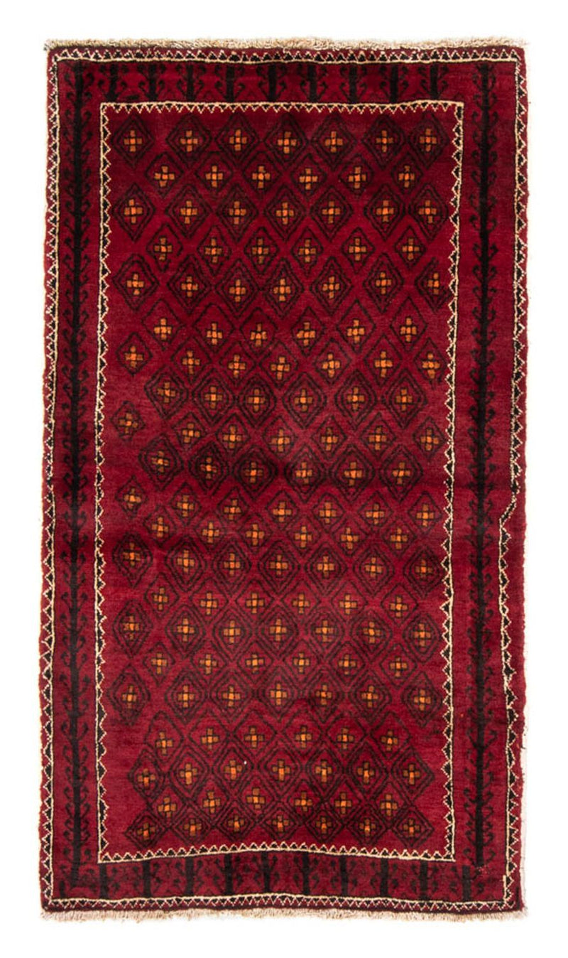 Belutsch Teppich 182 x 103 cm - dunkelrot
