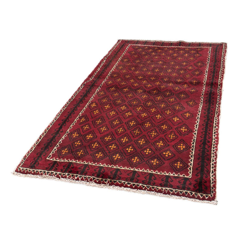 Belutsch Teppich 182 x 103 cm - dunkelrot
