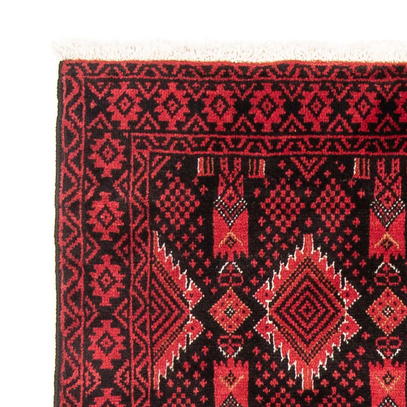 Tapis de couloir Tapis Belutsch - 187 x 103 cm - rouge