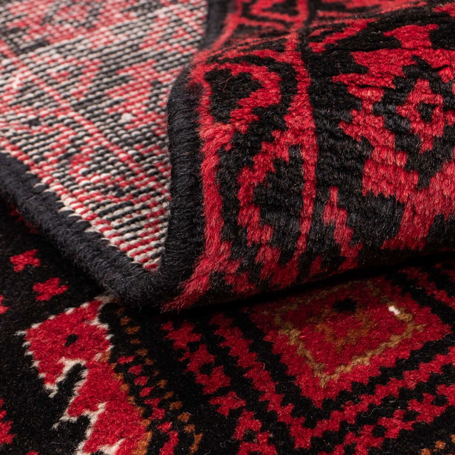Tapis de couloir Tapis Belutsch - 187 x 103 cm - rouge