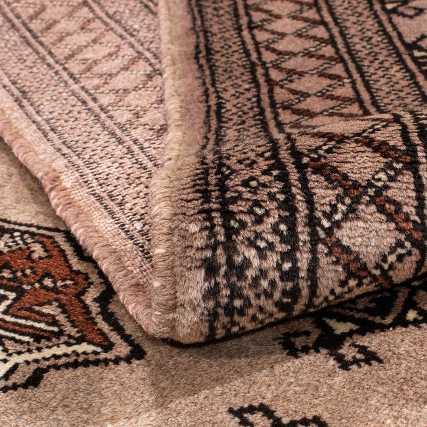Tapis Belutsch - 159 x 109 cm - chocolat clair