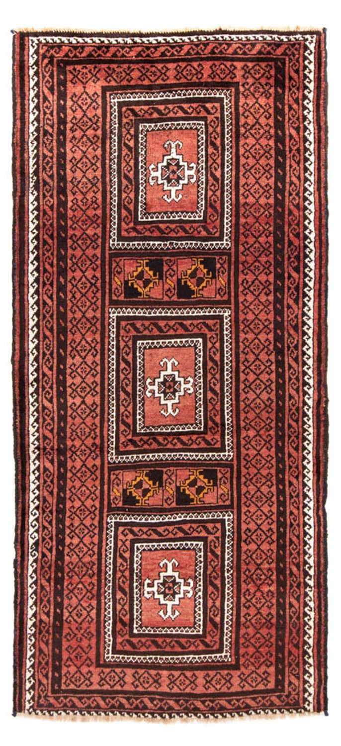 Tapis de couloir Tapis Belutsch - 240 x 114 cm - rouille