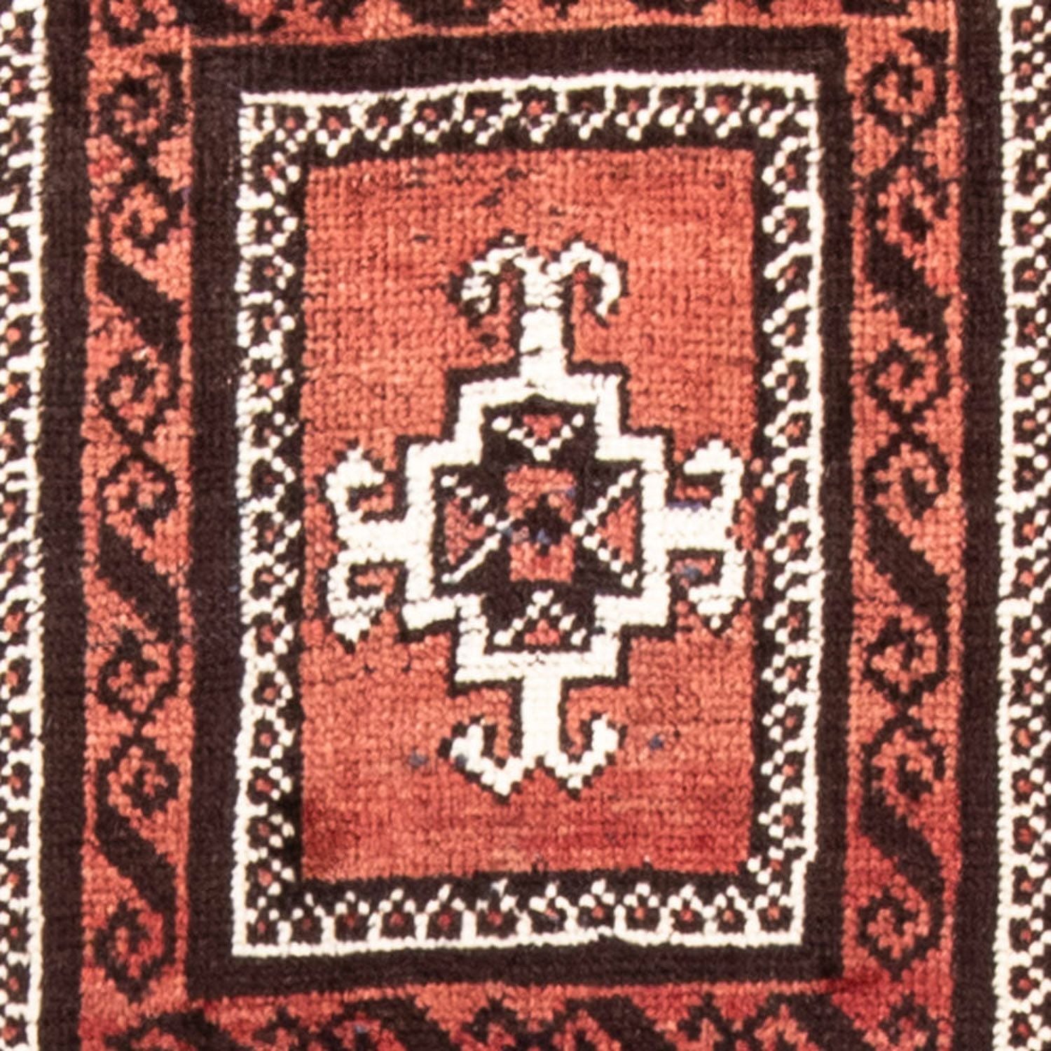 Tapis de couloir Tapis Belutsch - 240 x 114 cm - rouille