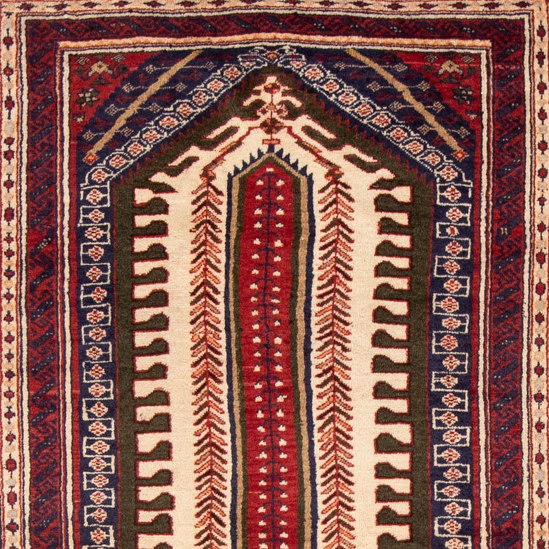 Tapis Belutsch - 207 x 117 cm - rouge