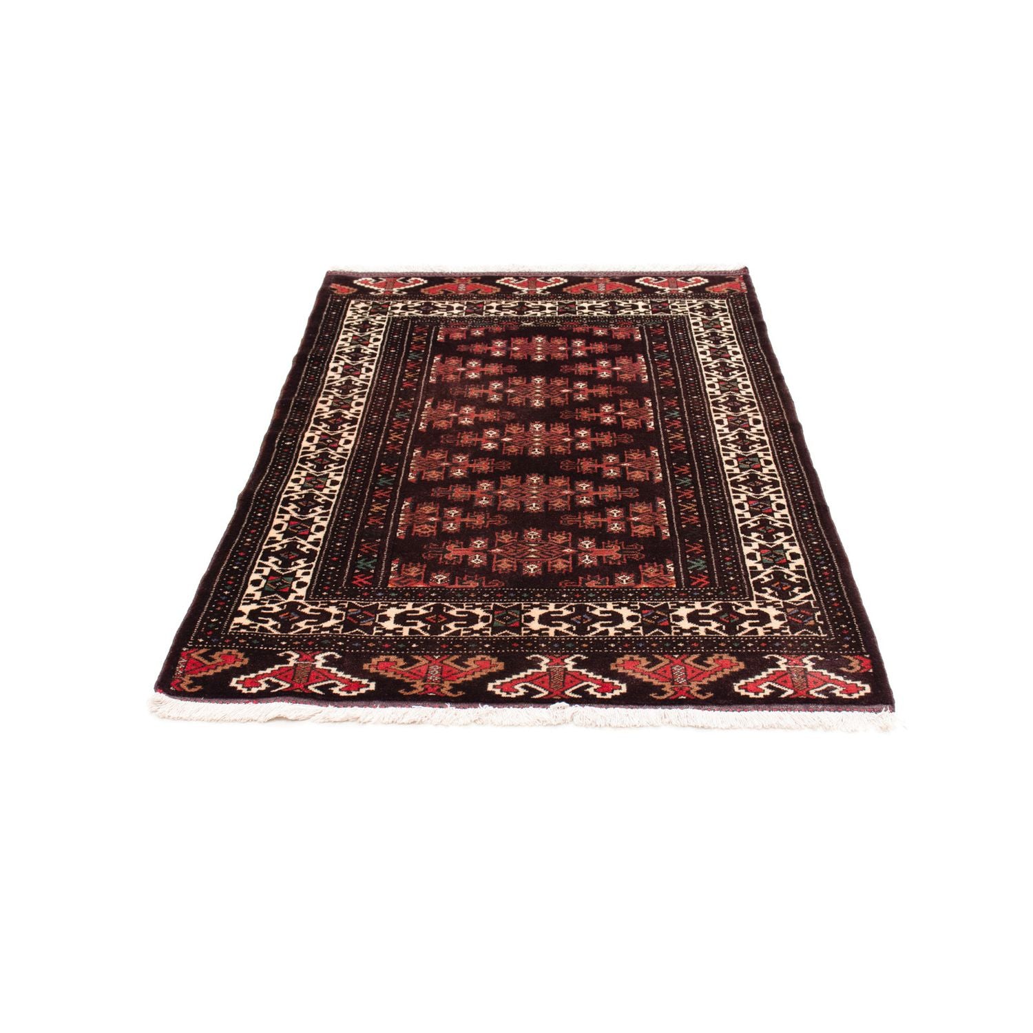 Tapis Belutsch - 143 x 103 cm - marron