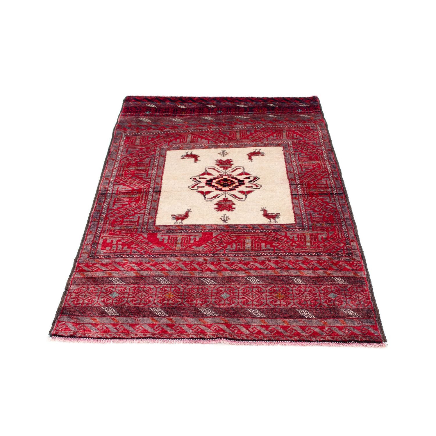 Tapis Belutsch - 152 x 91 cm - rouge clair