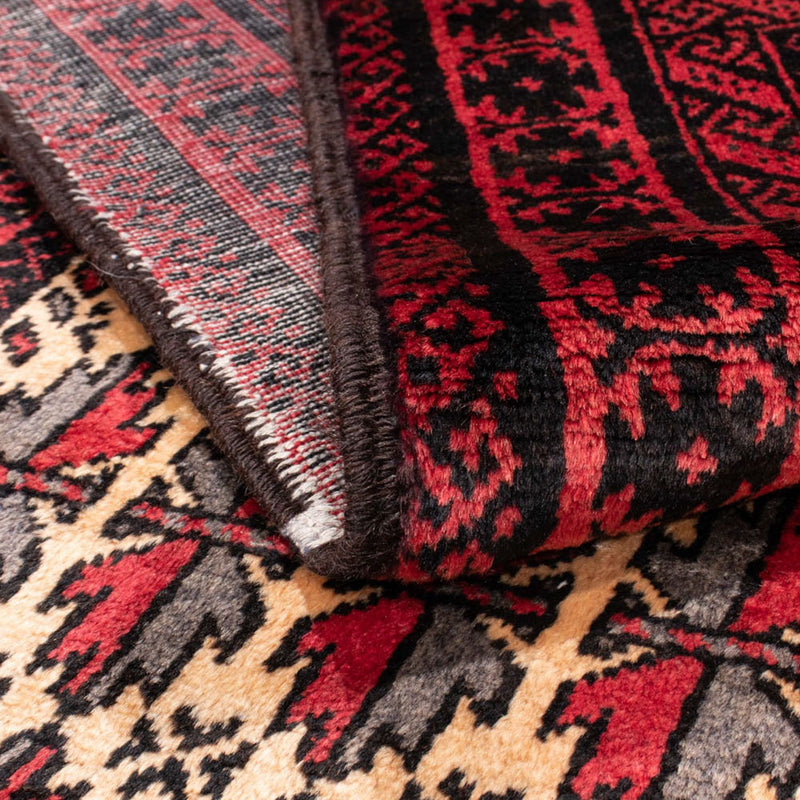 Tapis Belutsch - 207 x 116 cm - rouge