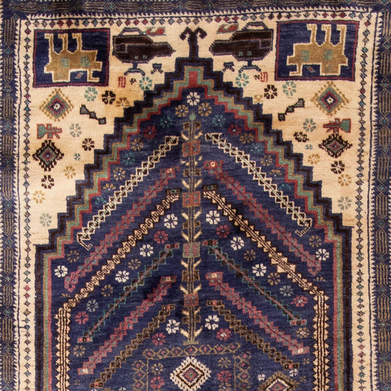 Tapis de couloir Tapis Belutsch - 211 x 112 cm - bleu foncé