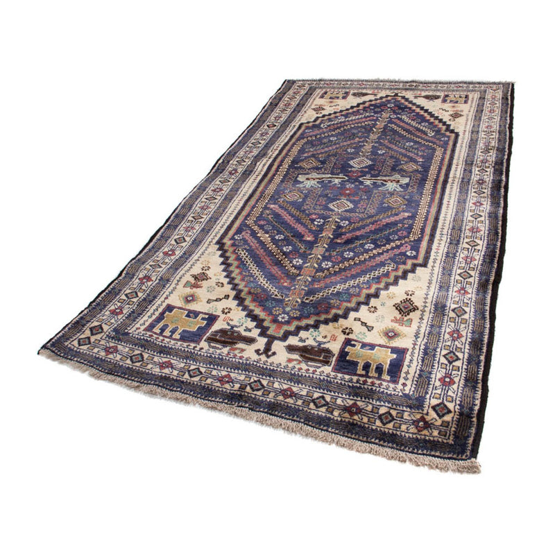 Tapis de couloir Tapis Belutsch - 211 x 112 cm - bleu foncé