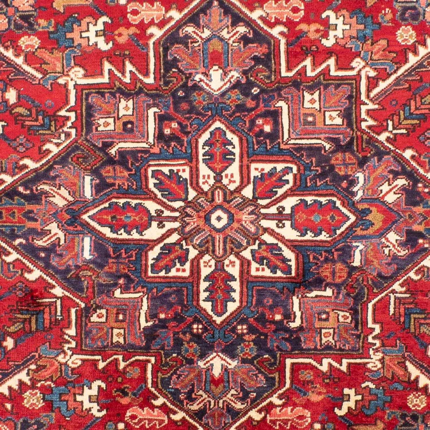Tapis persan - Nomadic - 275 x 217 cm - rouge