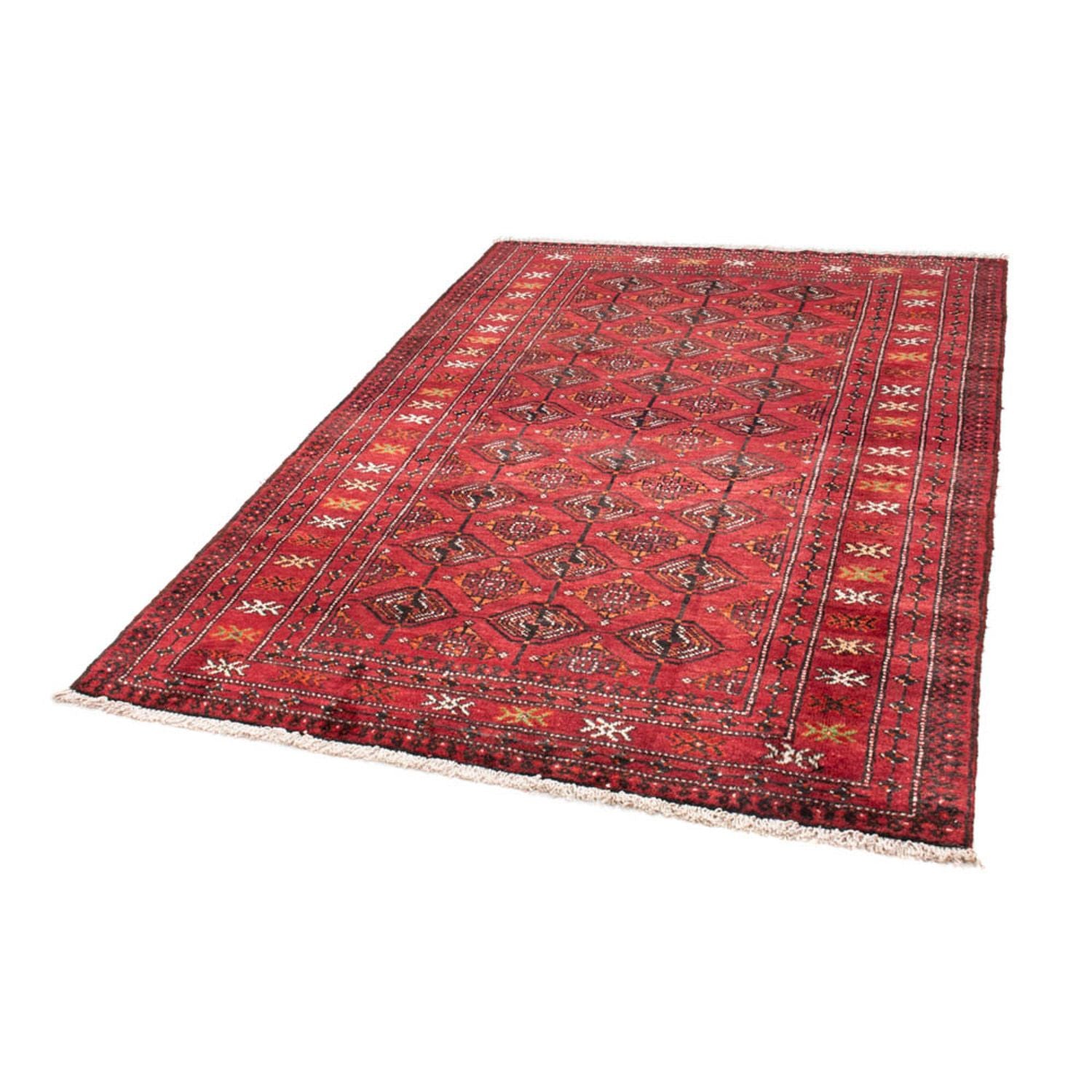 Tapis Belutsch - 203 x 136 cm - rouge