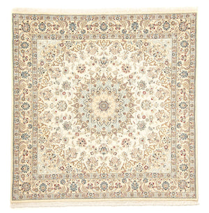 Tapis persan - Nain - Royal carré  - 203 x 202 cm - beige
