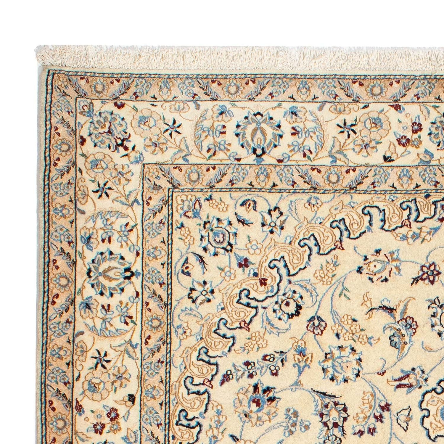 Tapis persan - Nain - Royal - 236 x 176 cm - beige