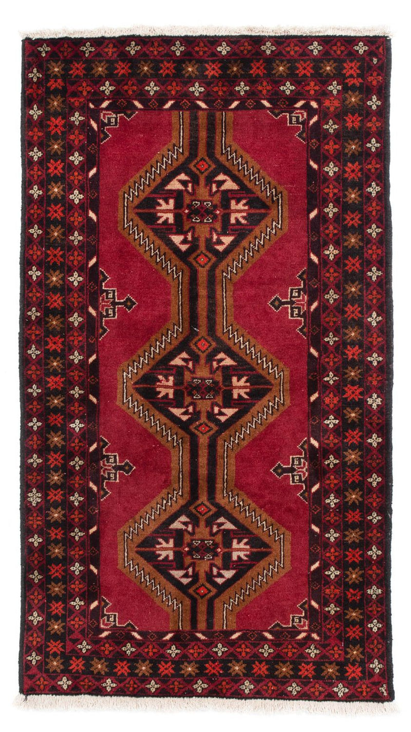 Tapis Belutsch - 163 x 85 cm - rouge foncé