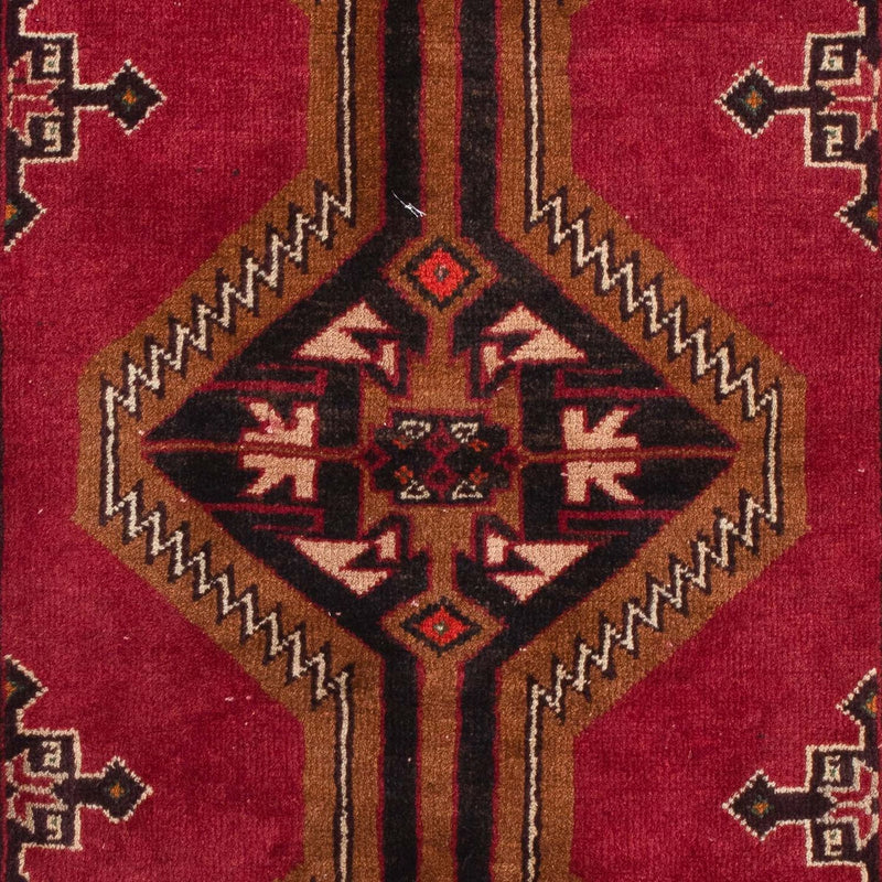 Tapis Belutsch - 163 x 85 cm - rouge foncé