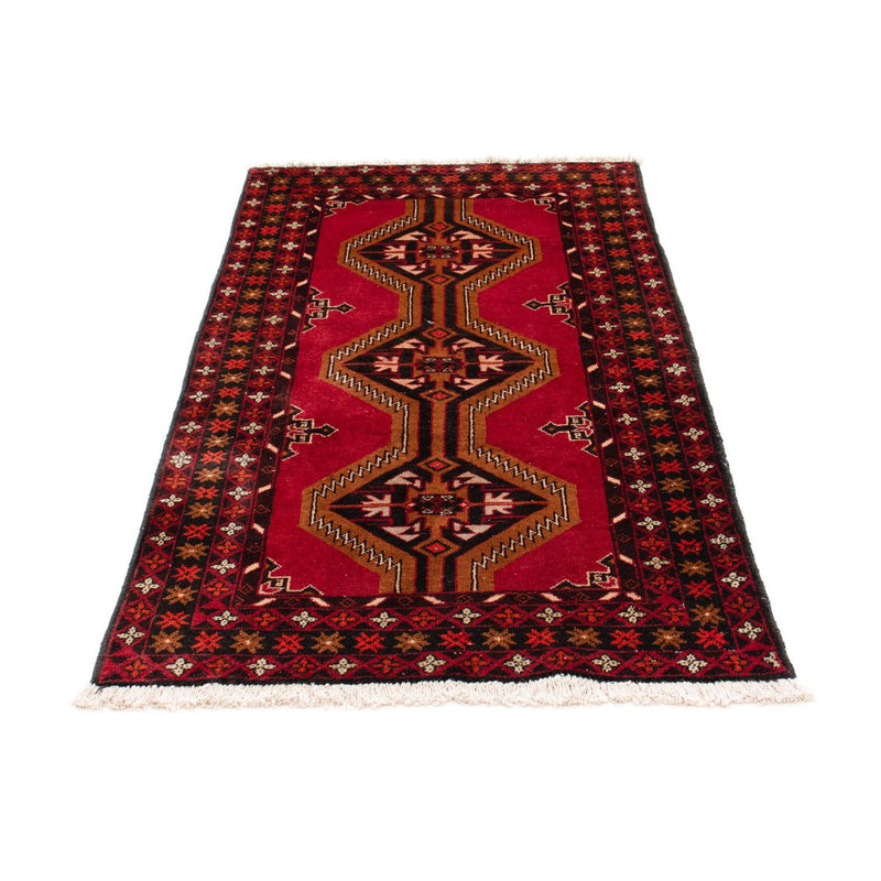 Tapis Belutsch - 163 x 85 cm - rouge foncé