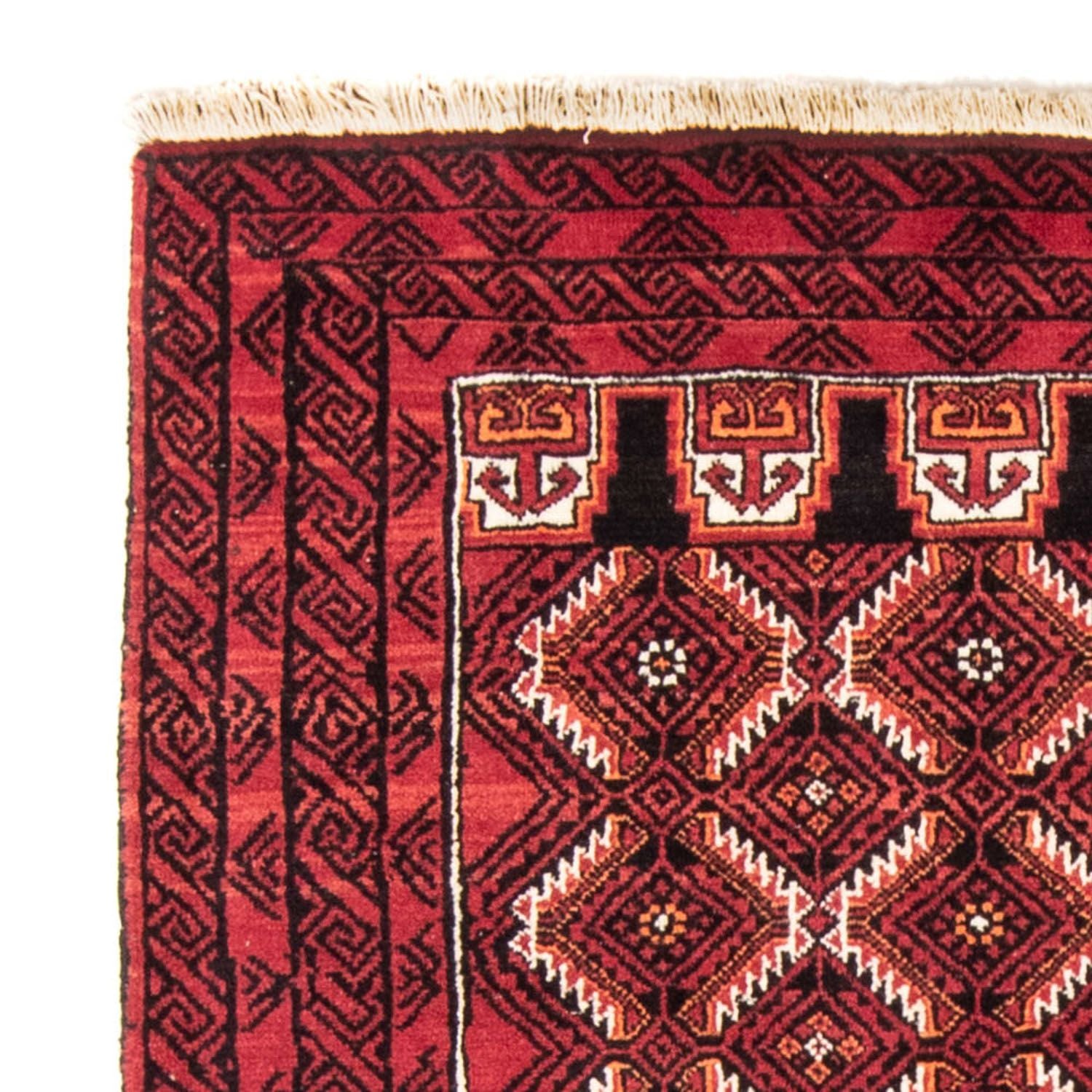 Tapis de couloir Tapis Belutsch - 191 x 101 cm - rouge