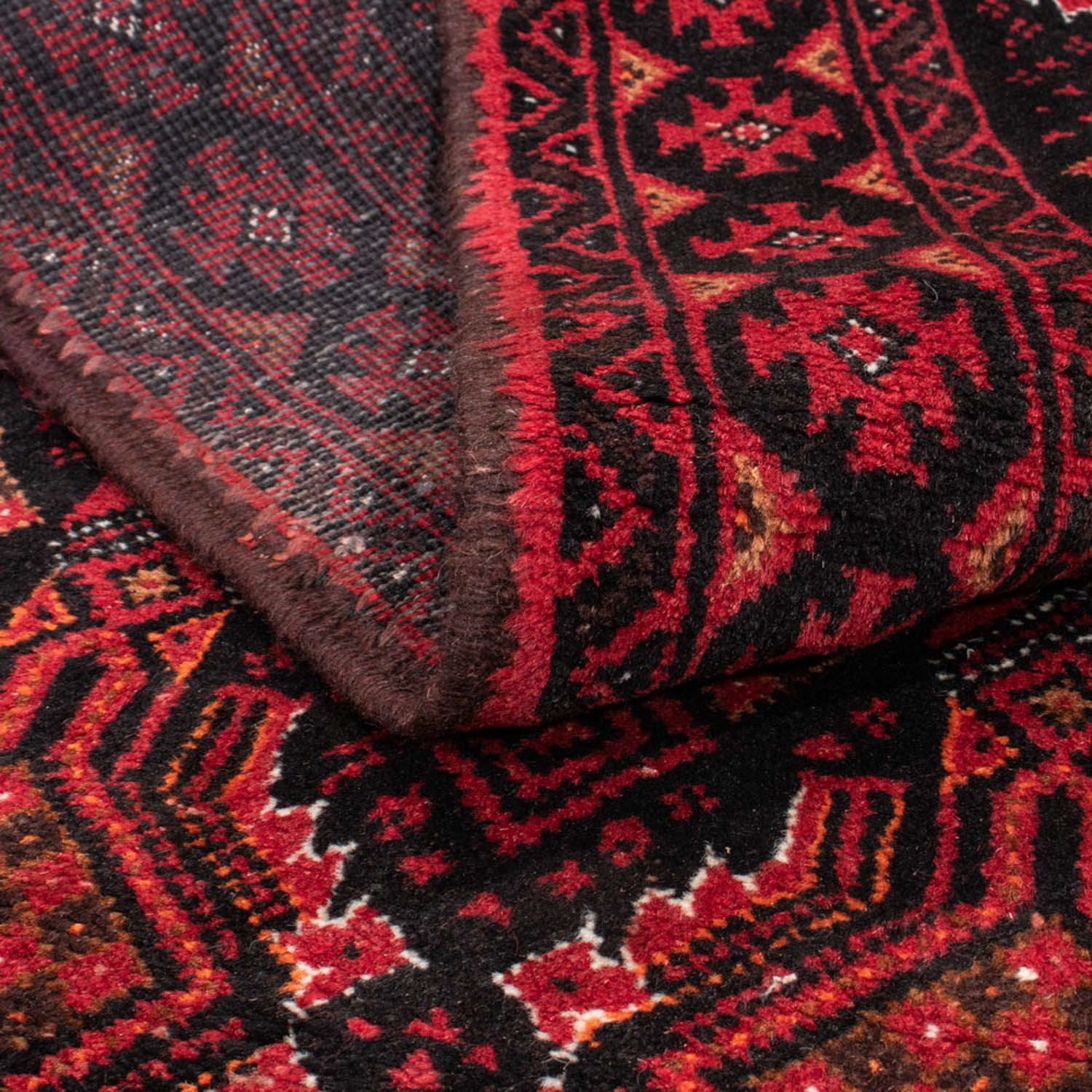 Tapis de couloir Tapis Belutsch - 182 x 100 cm - rouge foncé
