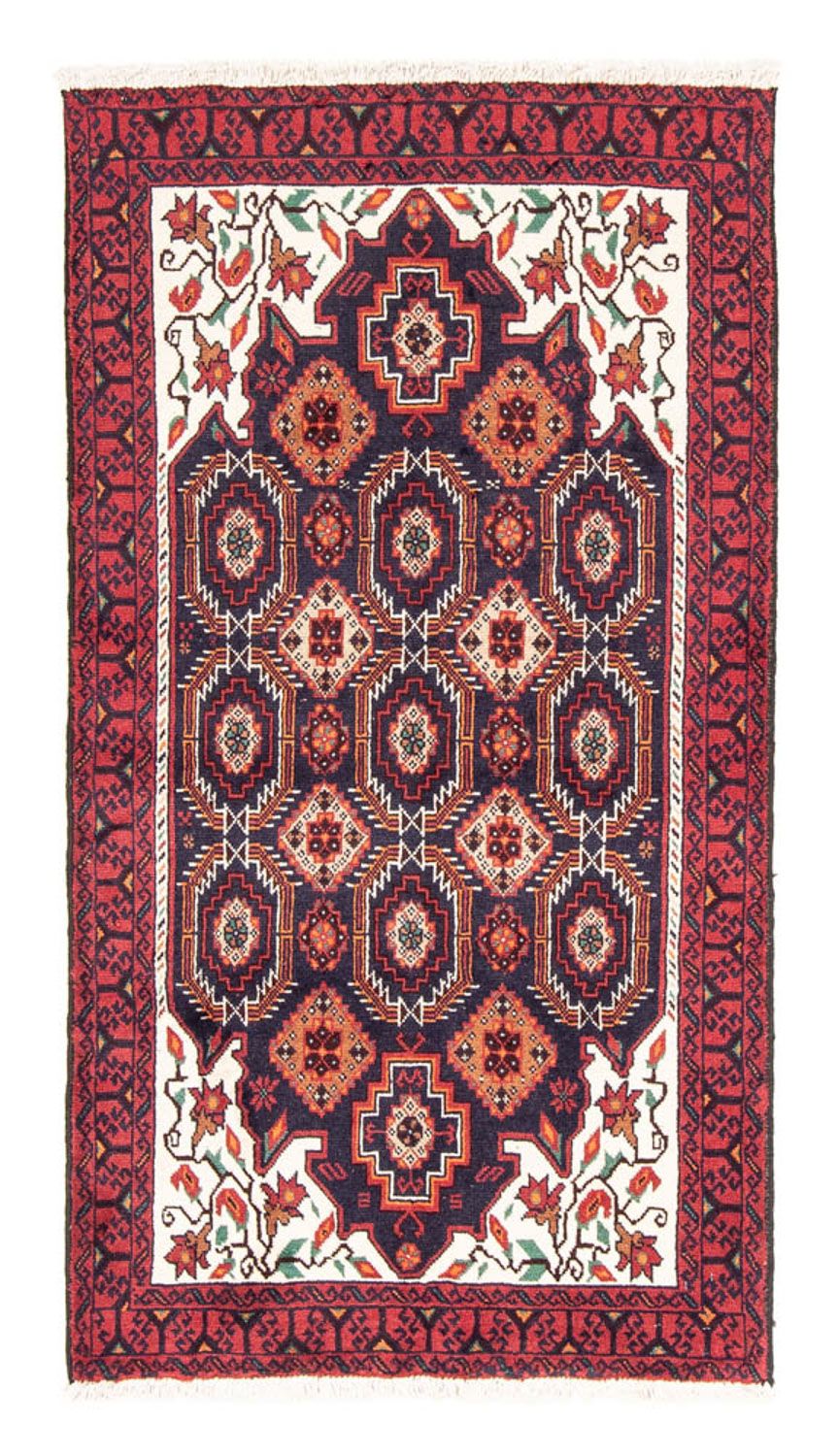 Tapis de couloir Tapis Belutsch - 177 x 94 cm - rouge