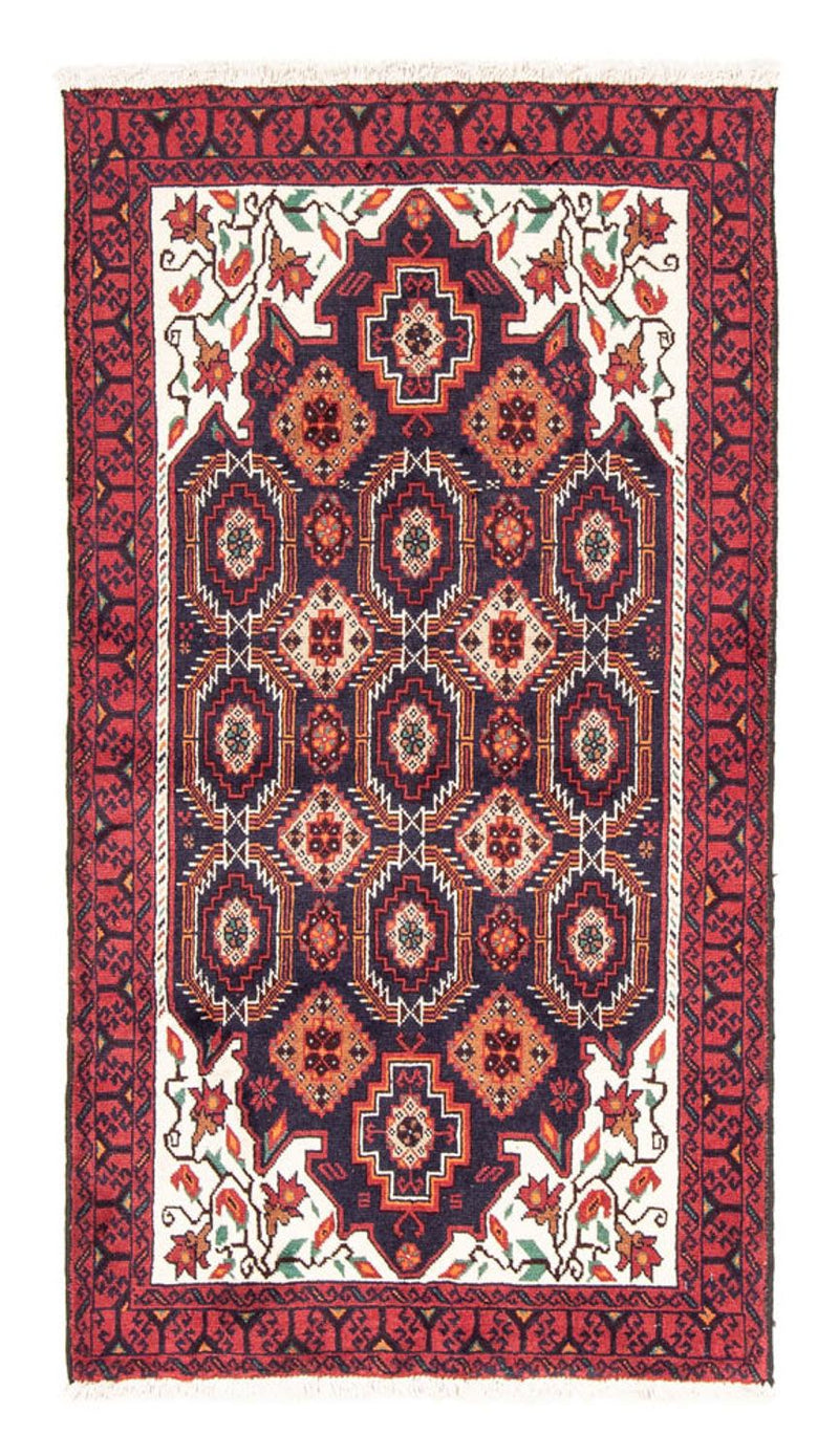 Tapis de couloir Tapis Belutsch - 177 x 94 cm - rouge