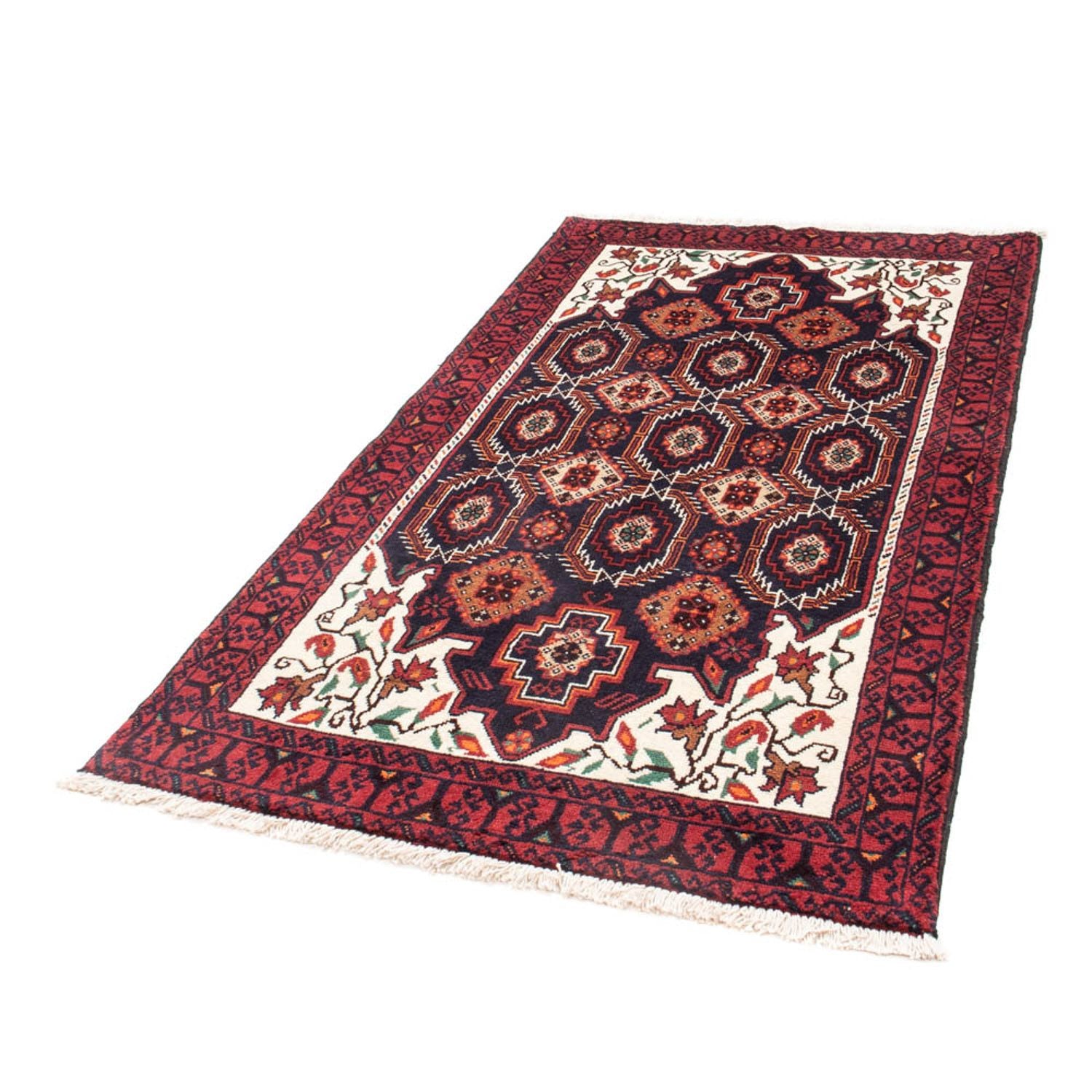 Tapis de couloir Tapis Belutsch - 177 x 94 cm - rouge