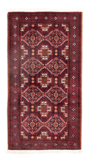 Tapis Belutsch - 152 x 81 cm - rouge foncé