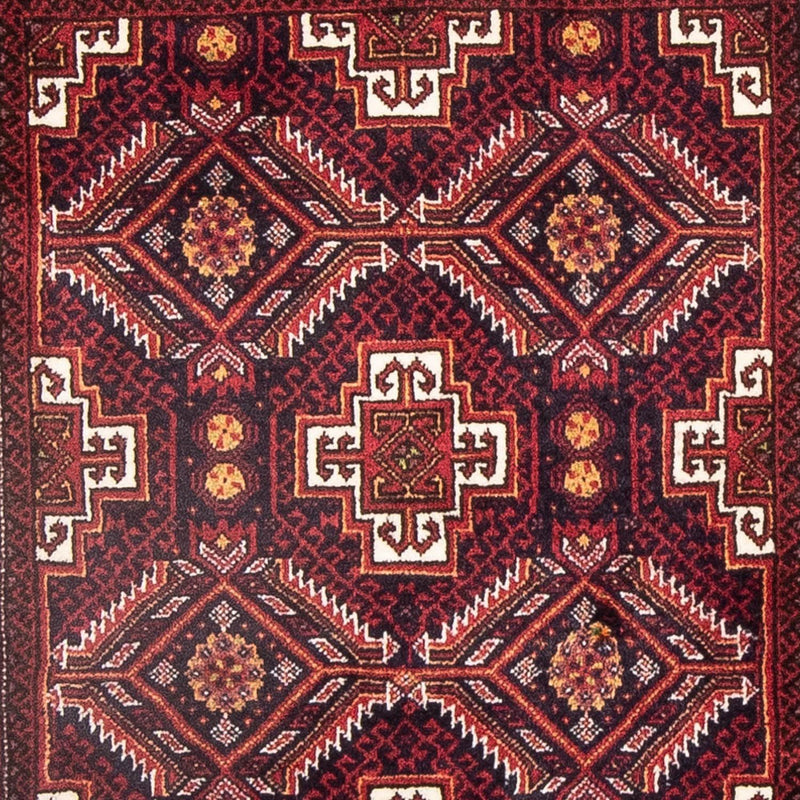 Tapis Belutsch - 152 x 81 cm - rouge foncé