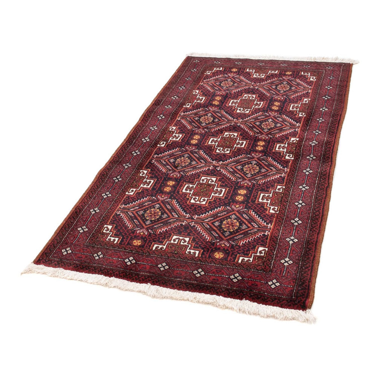 Tapis Belutsch - 152 x 81 cm - rouge foncé