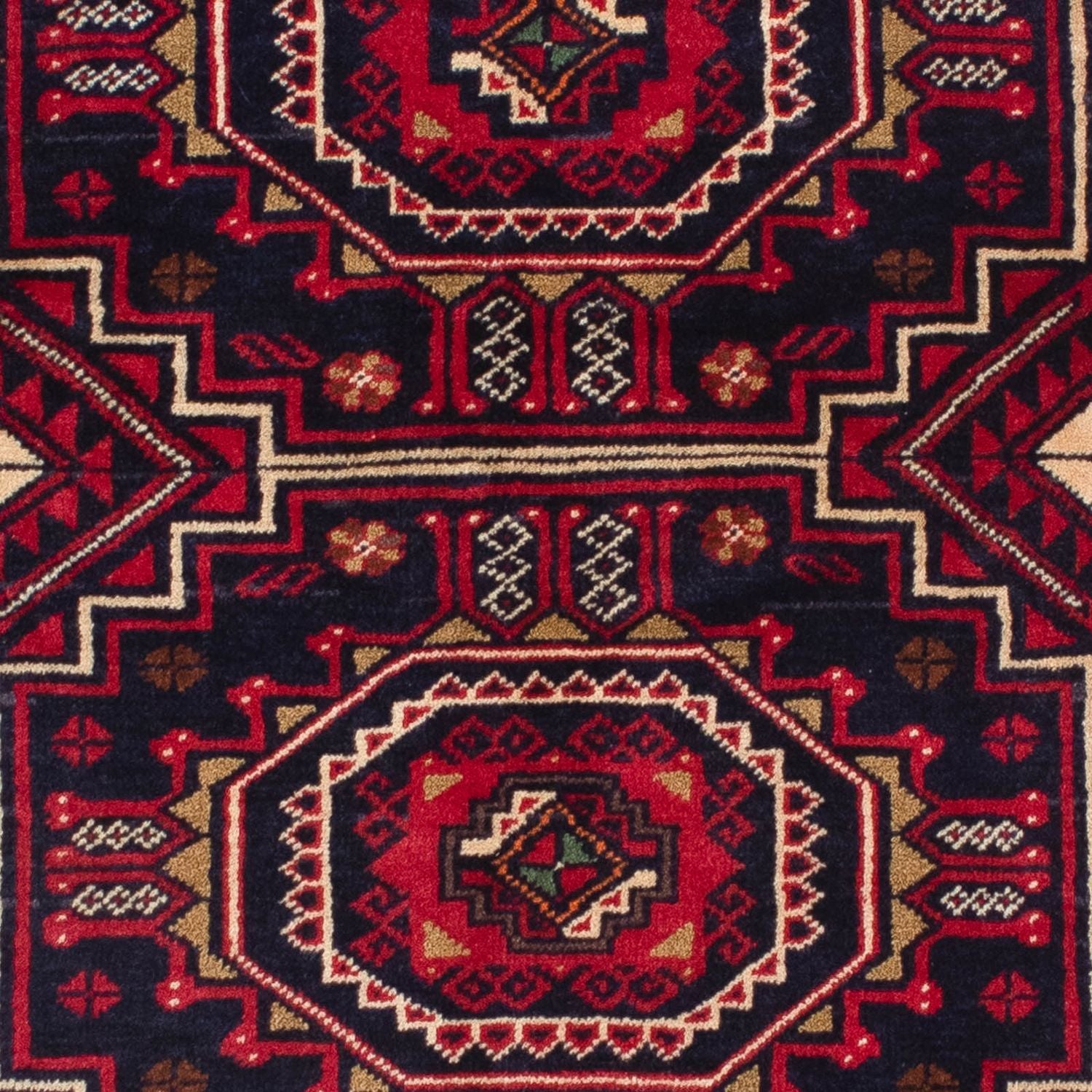 Tapis Belutsch - 146 x 84 cm - rouge foncé