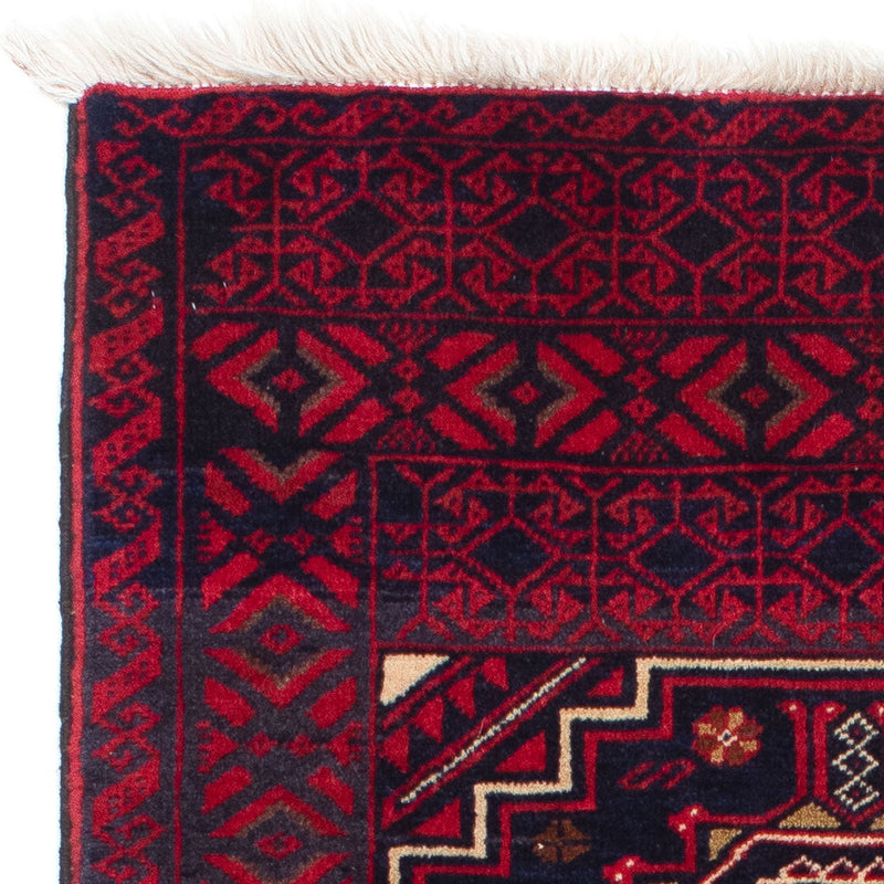 Tapis Belutsch - 146 x 84 cm - rouge foncé