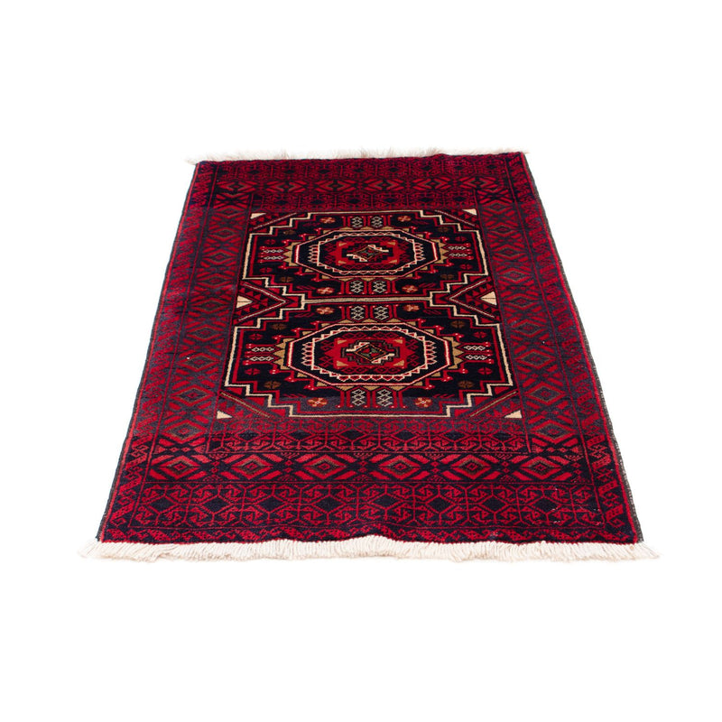 Tapis Belutsch - 146 x 84 cm - rouge foncé