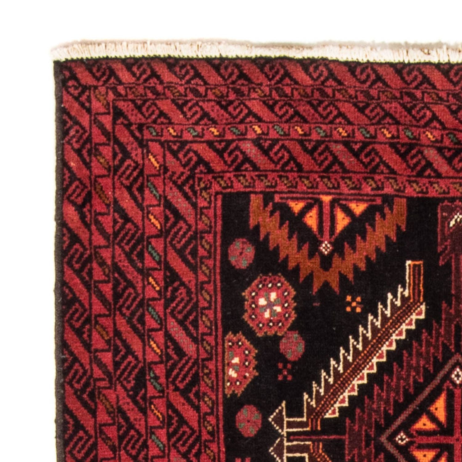 Tapis de couloir Tapis Belutsch - 196 x 106 cm - rouge