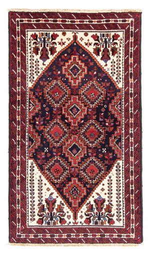 Tapis de couloir Tapis Belutsch - 185 x 103 cm - bleu foncé