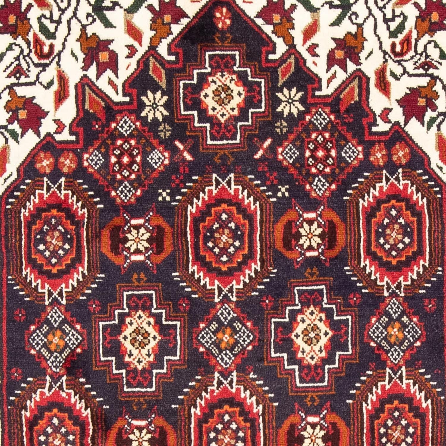 Tapis de couloir Tapis Belutsch - 196 x 110 cm - bleu foncé