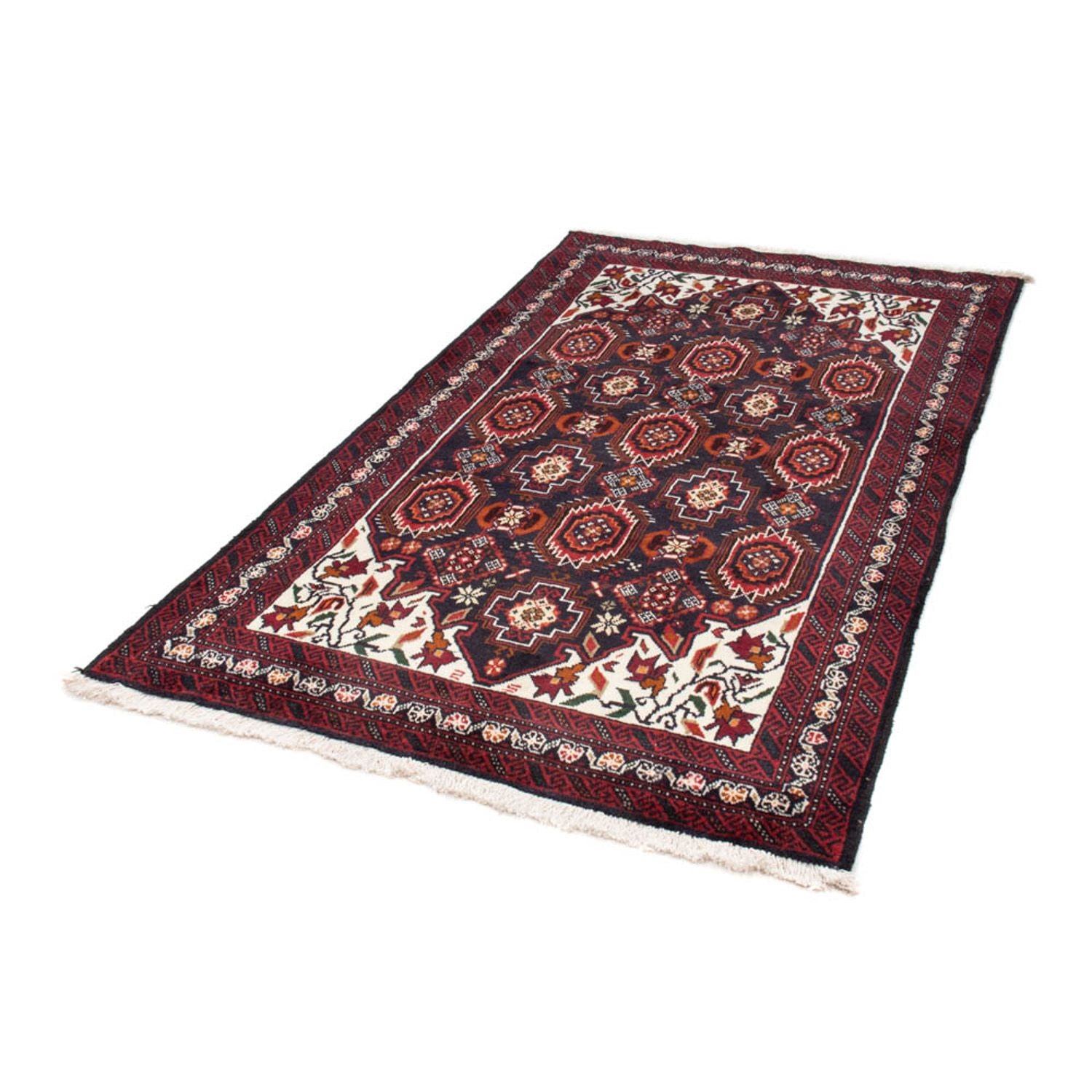 Tapis de couloir Tapis Belutsch - 196 x 110 cm - bleu foncé