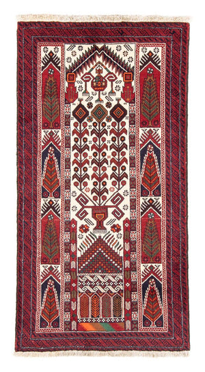 Tapis de couloir Tapis Belutsch - 187 x 100 cm - beige